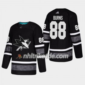 San Jose Sharks Trikot Brent Burns 88 2019 All-Star Adidas Schwarz Authentic - Herren